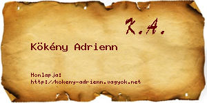 Kökény Adrienn névjegykártya